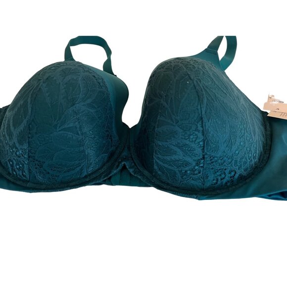 Auden The Superstar Full Coverage Convertible T-Shirt Bra 44DDD Lightweight Lace - Picture 2 of 6